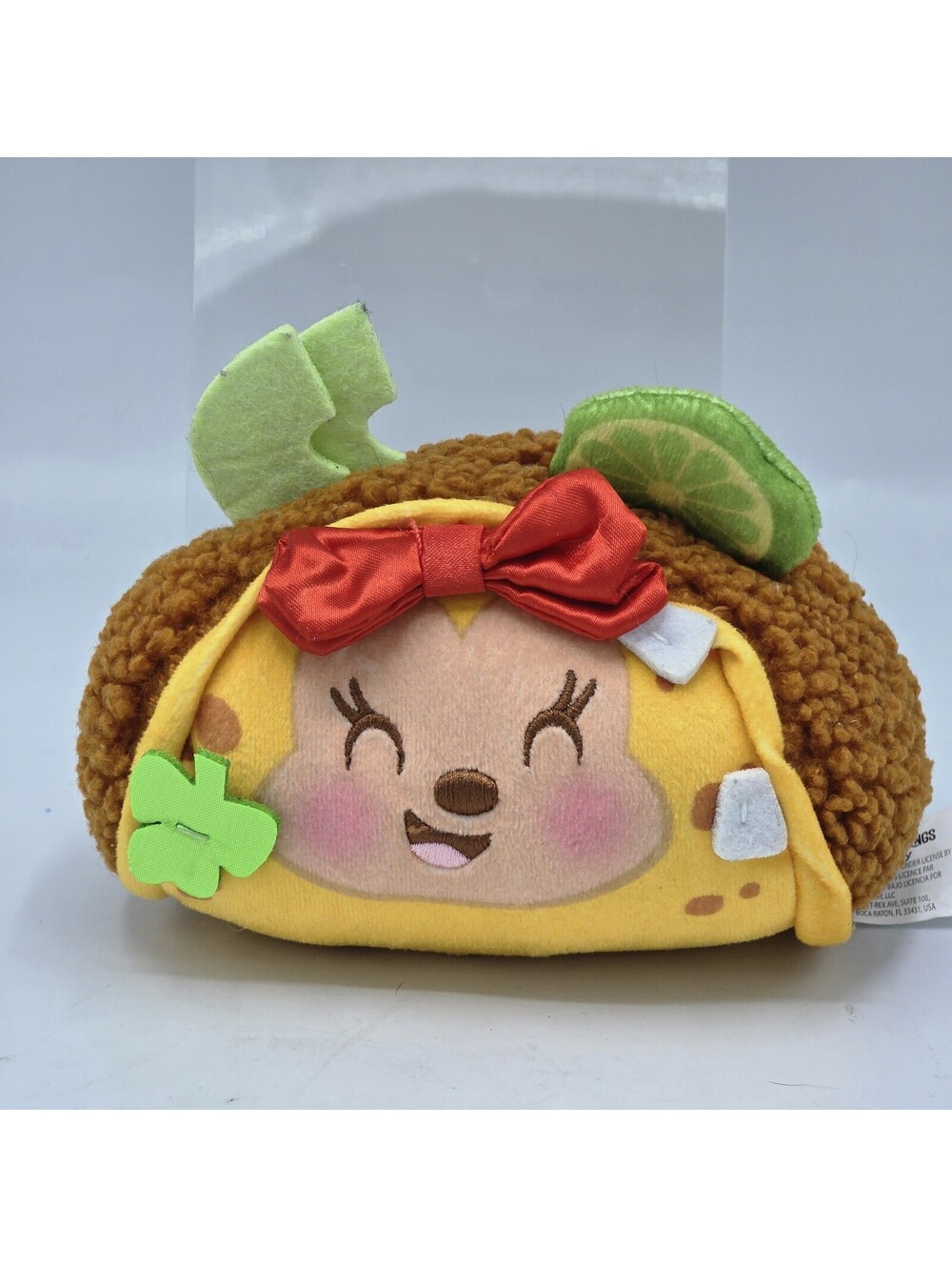 Disney TACO MINNIE MOUSE Munchlings Series 2 Global Gourmet Plush 5" Long